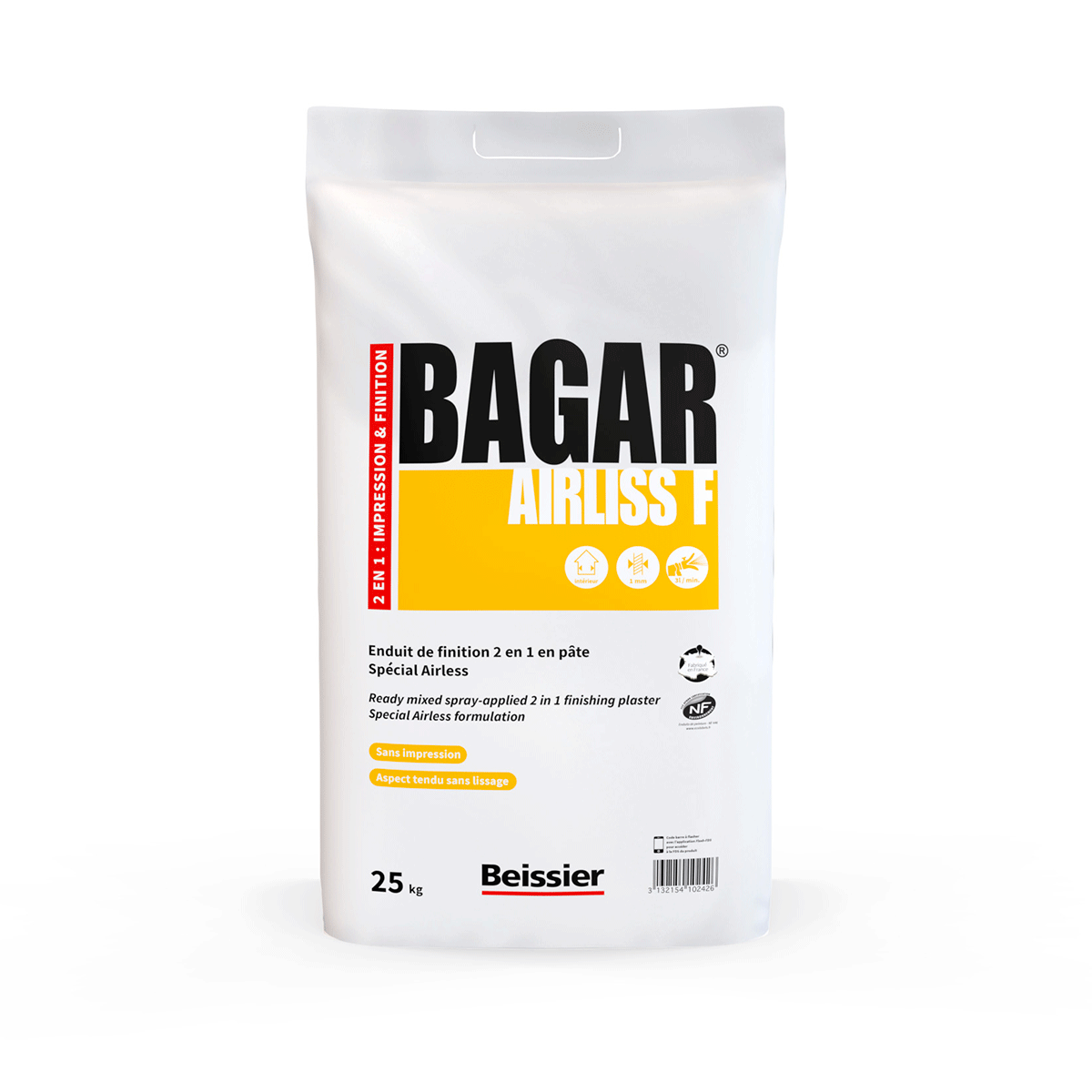 Bagar Airliss F Sac 25kg Beissier