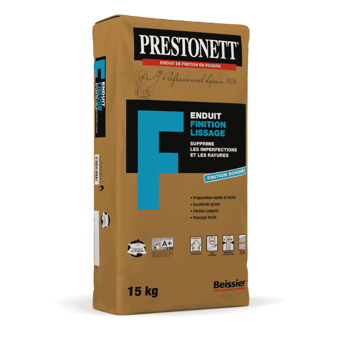 Prestonett Finition Sac 15kg- Préparation rapide et facile, supprime les imperfections et les rayures.
