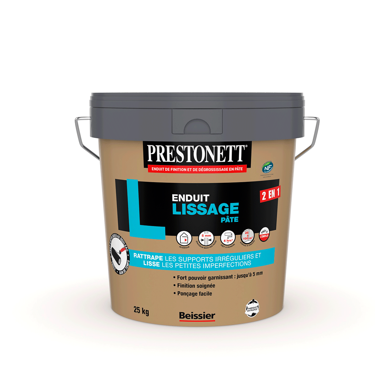 Prestonett L Seau 25kg Enduit Beissier