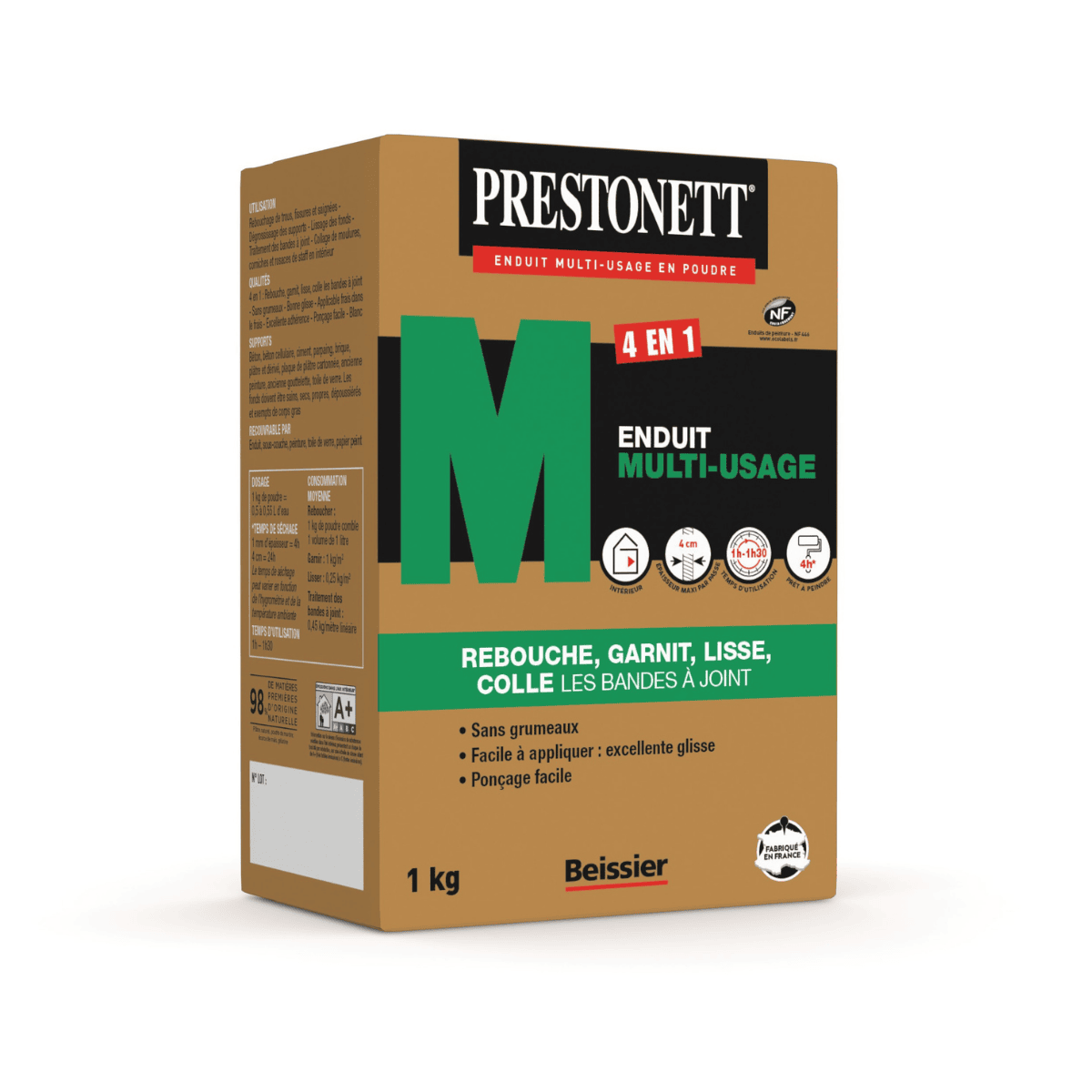 Enduit multi-usage- sac 1kg